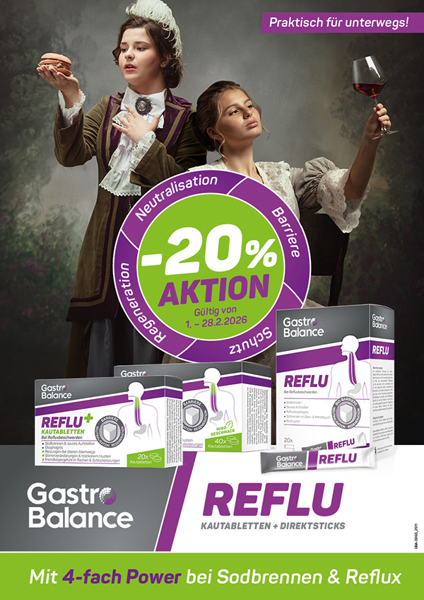 -20% Aktion auf alle GastroBalance REFLU Produkte
